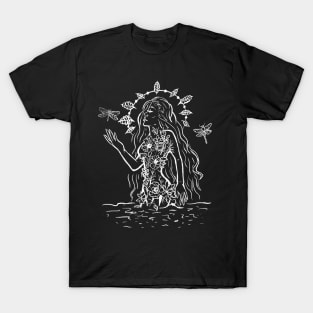Water Nymph Fantasy Gothic Witchy T-Shirt